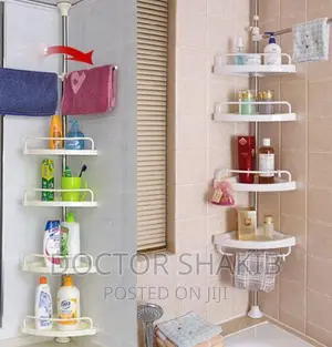 Adjustable Telescopic Bathroom Corner Shower Shelf