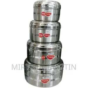Stainless Steel 4 Piece Cooking Food Container