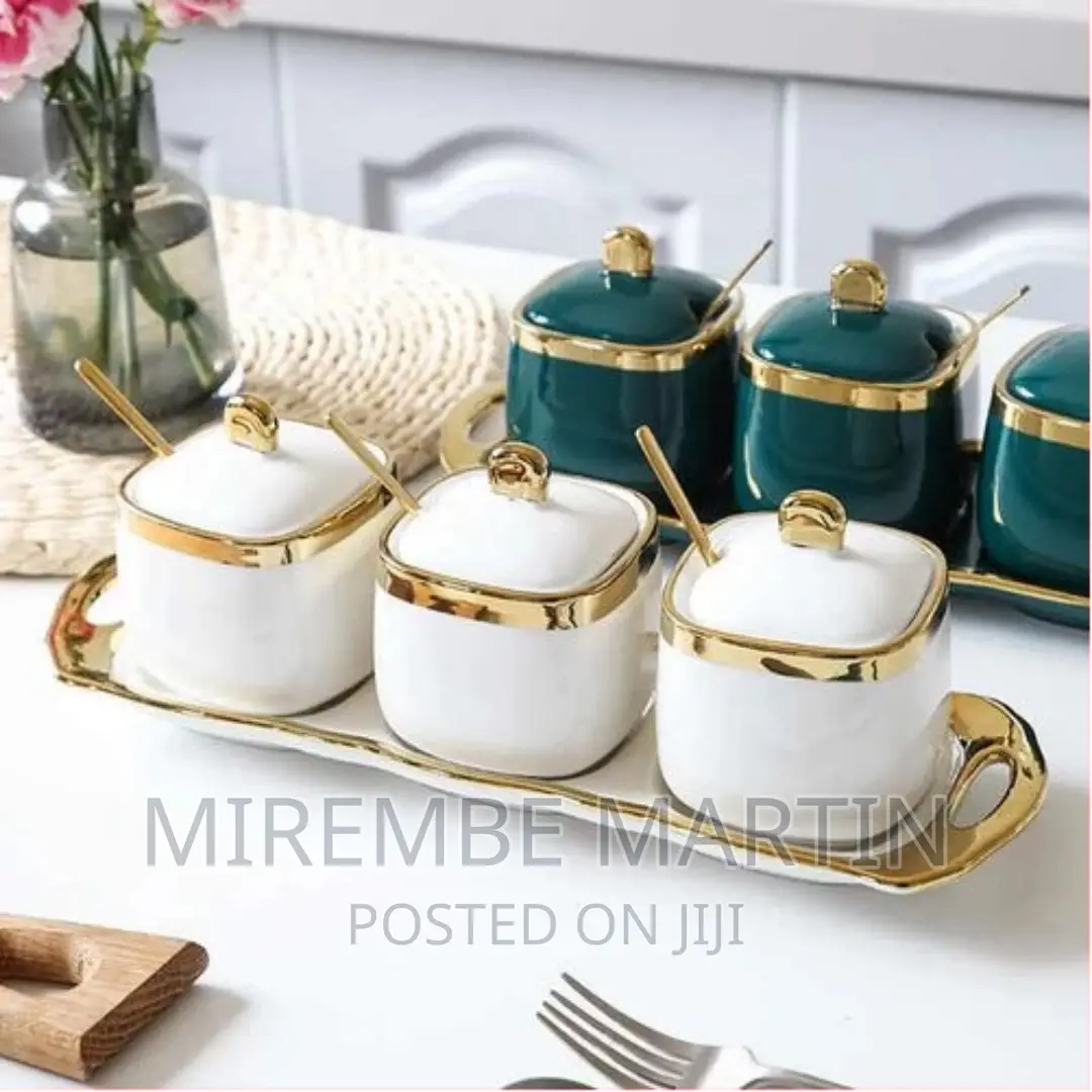 3 Piece Sugar Bowl, Coffee,Tea Canister Storage Containers
