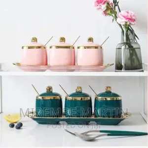 3 Piece Sugar Bowl, Coffee,Tea Canister Storage Containers