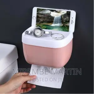 Wall-Mounted Paper Towel Dispenser Toilet Tissue Container