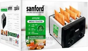 Sanford 4 Slice Stainless Steel Bread Toaster
