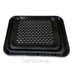 PCS of Rubber Non-Slip Serving Trays Platters-