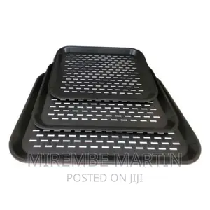 PCS of Rubber Non-Slip Serving Trays Platters-