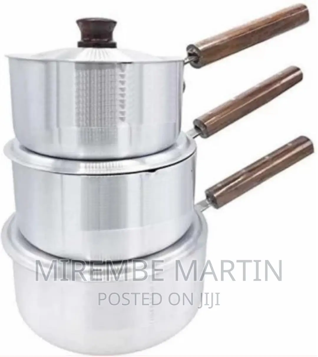 6 Piece Stainless Steel Saucepans Cookware Pot