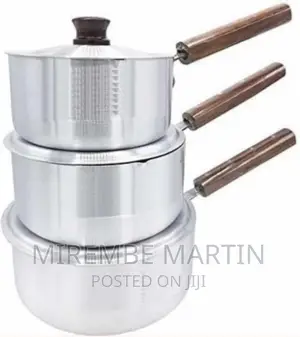 6 Piece Stainless Steel Saucepans Cookware Pot