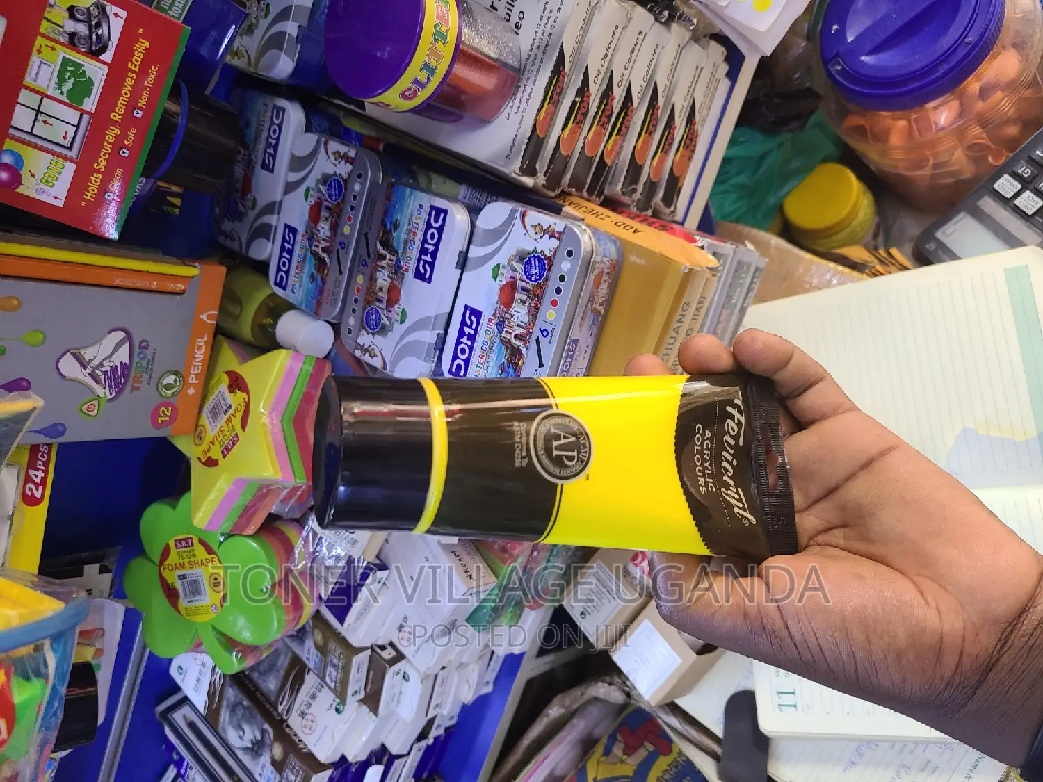 Yellow Fevicryl Acrylic Paints 200 MLS