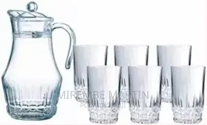 Luminarc 6 Pieces of Juice Glasses and 1piece Jug