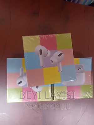 Airpods Pro Earphones White Checked Coloured