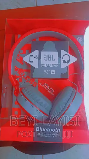 Red JBL Headphones Bluetooth and Wired