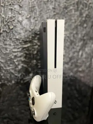 Xbox One S White in Color With White Controller