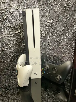 Xbox One X Used With Two Controllers