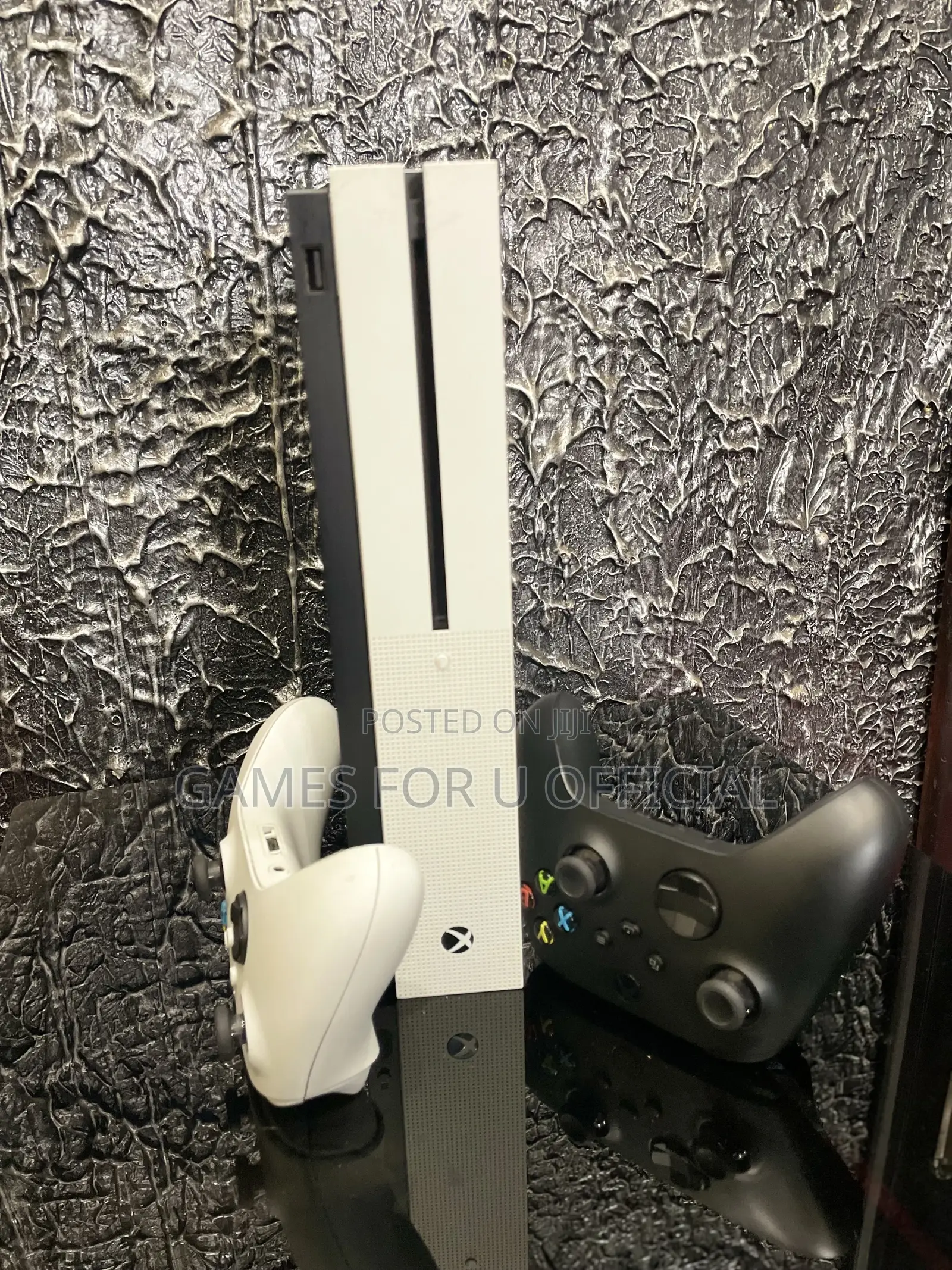 Xbox One X Used With Two Controllers