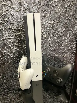 Xbox One X Used With Two Controllers