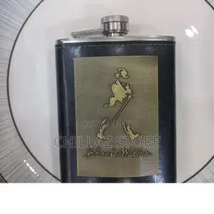 8oz John Walker Hip Flask.