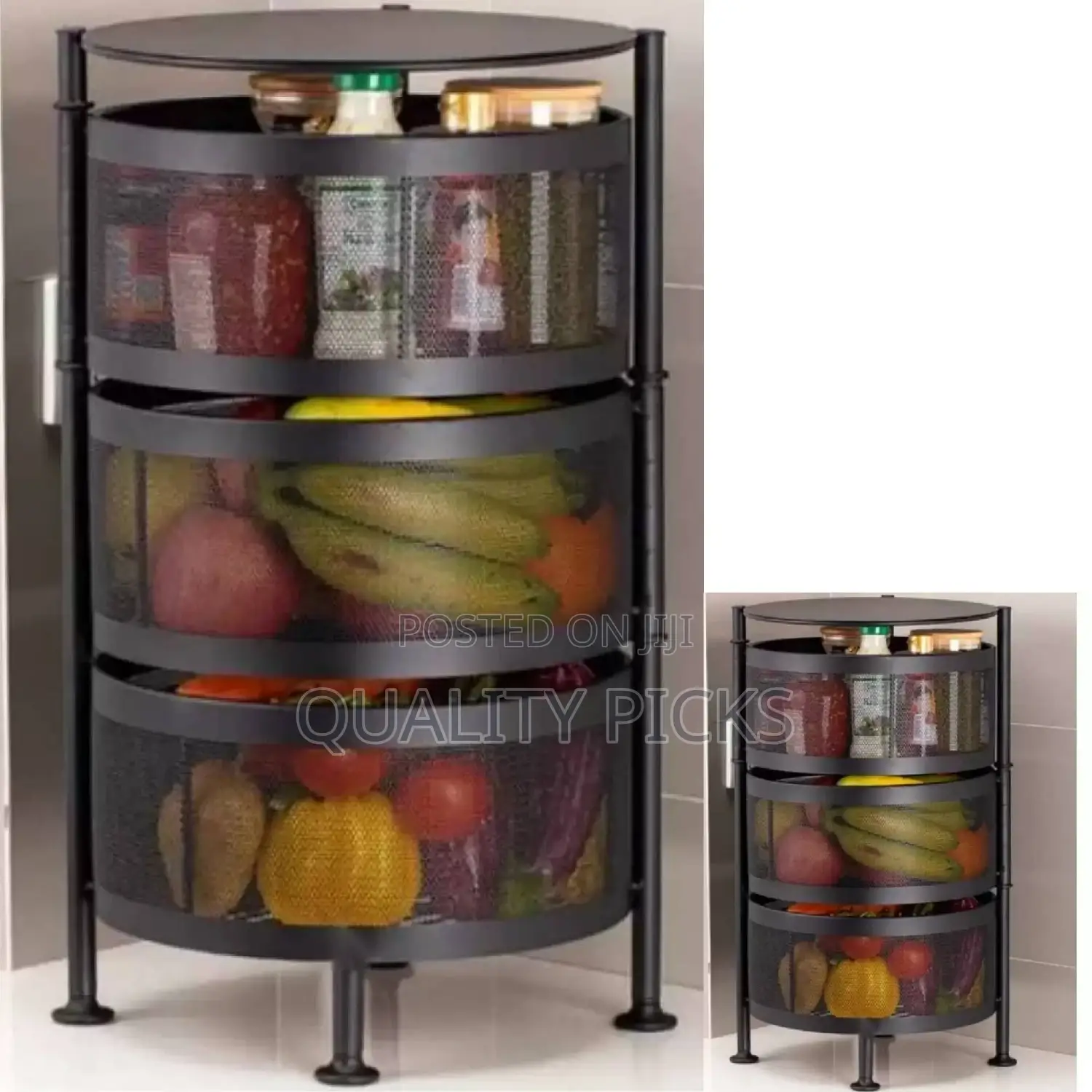Stainless 3 Layer Vegetable Storage Rack