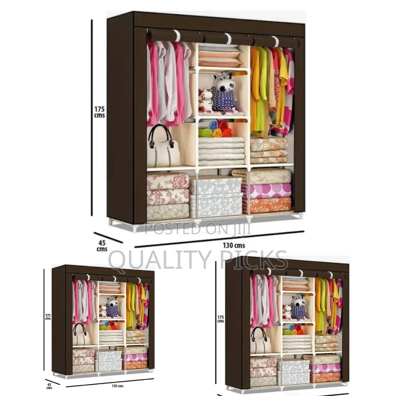 Foldable Wooden Wardrobe