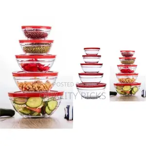 Glass Food Storage Bowl Set