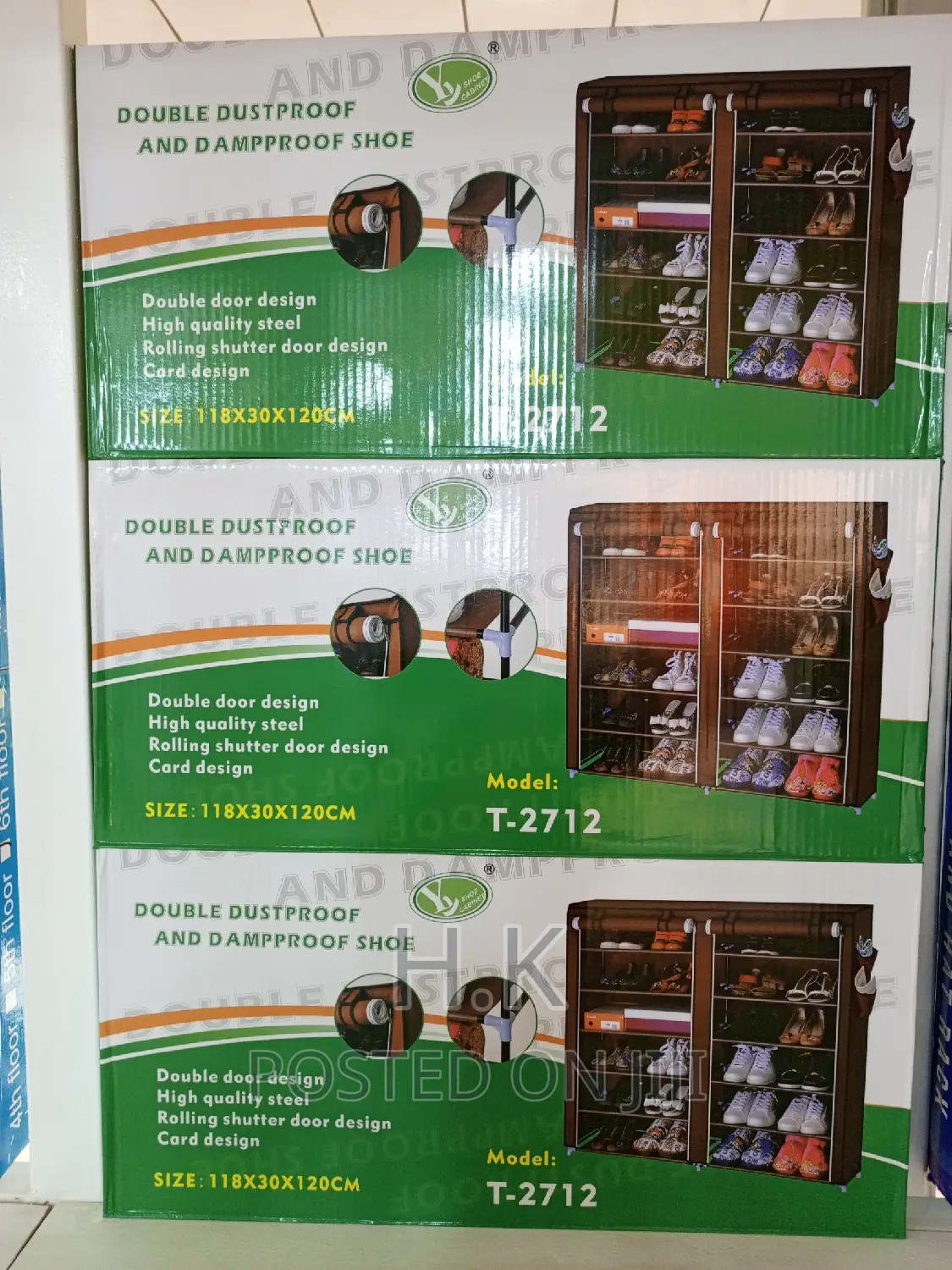 6 Tier Shoe Rack With Cover