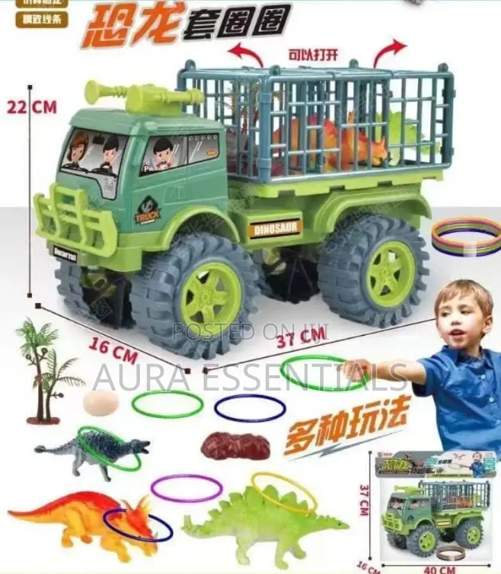 Free Wheel Construction Truck Tow Animal