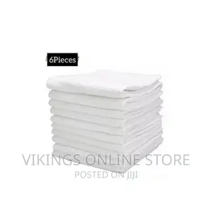 6pcs Baby Washable Reusable Nappies Cloth Diapers – White