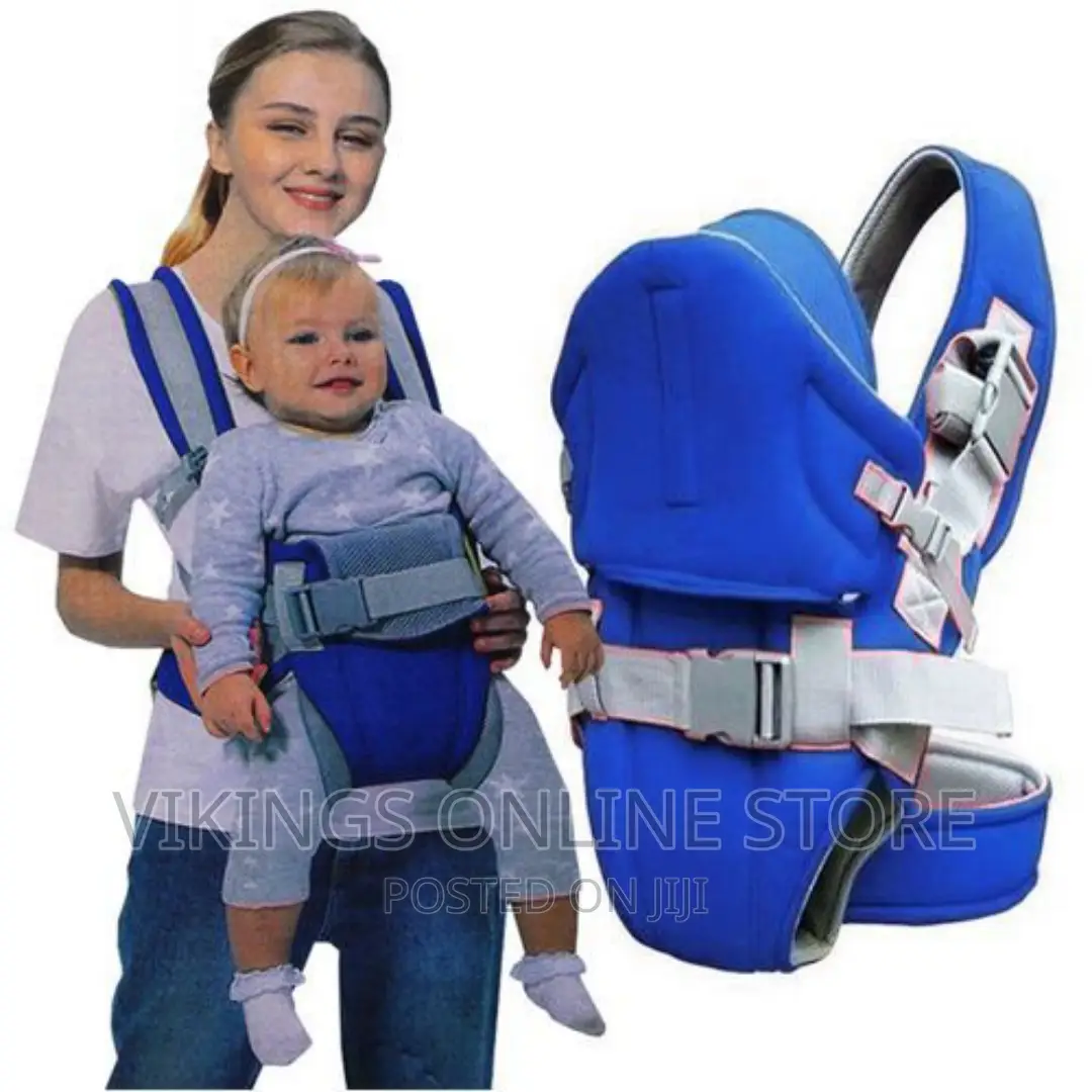 New Comfortable Baby Carrier With a Hood – Navy Blue