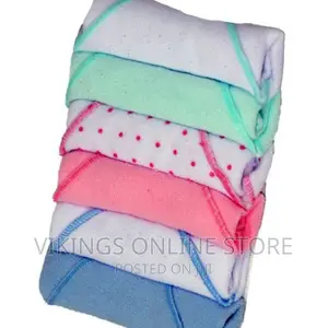 6 Pack Baby Bath Towels – Multicolour