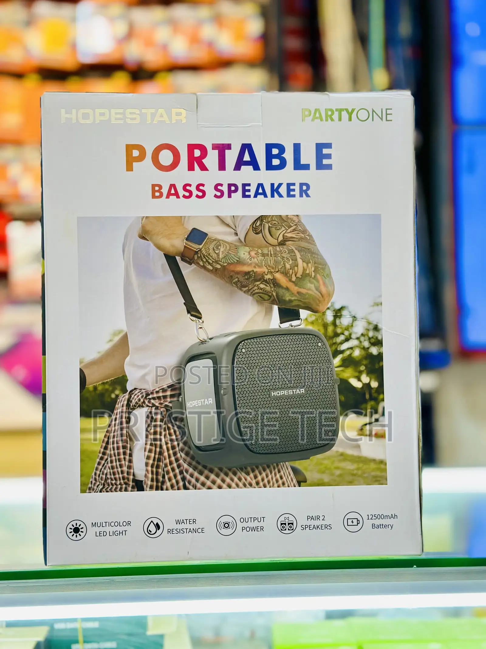 Hopestar Party One Wireless Speaker With Two Microphones