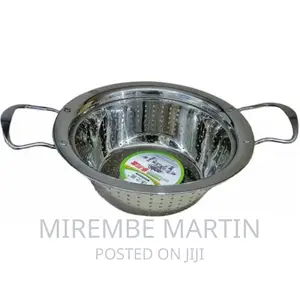 28 Cm Stainless Steel Rice, Vegetable Washing Strainer