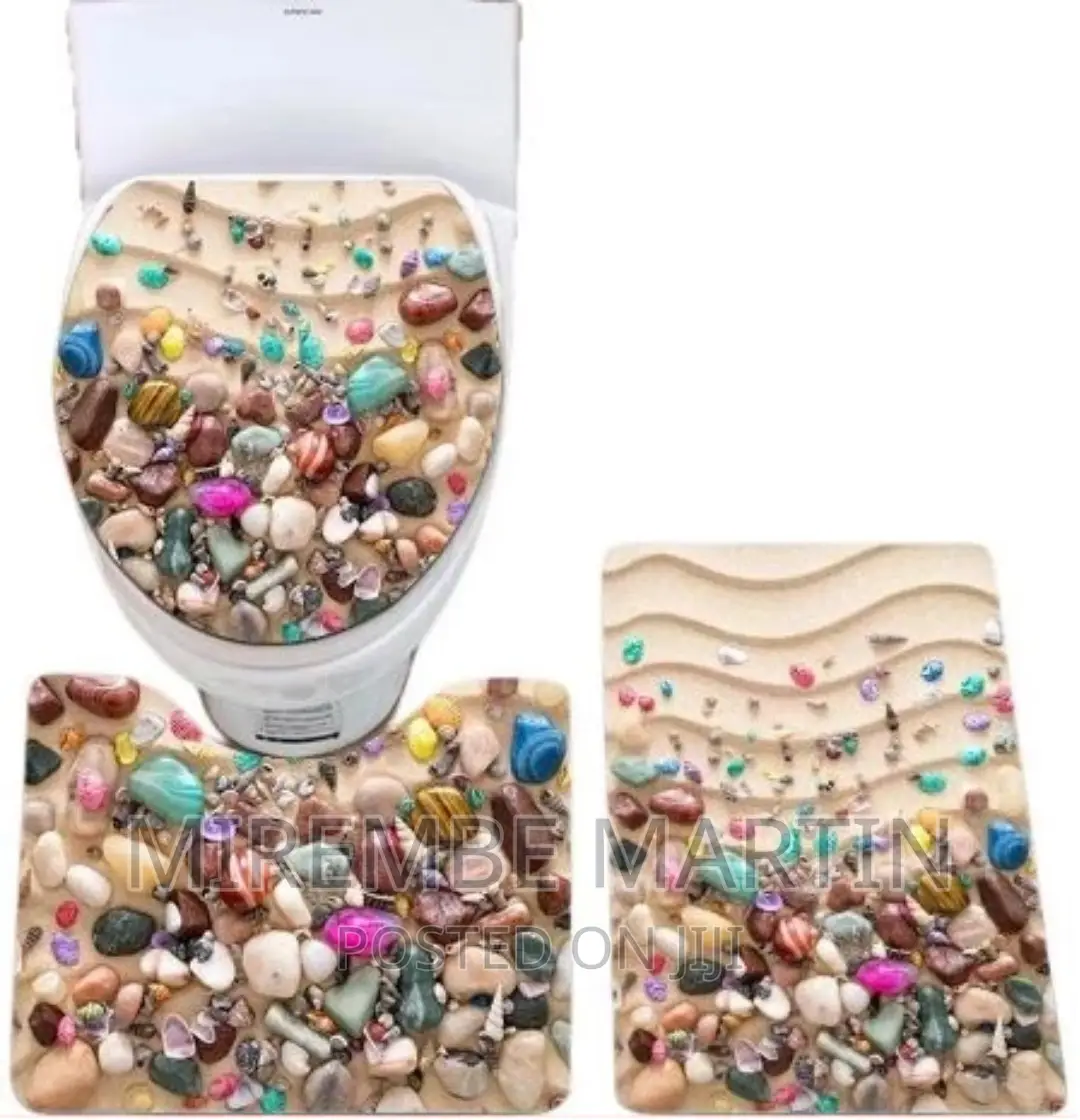 PCS Non-Slip Toilet Bathroom Rugs Carpets-