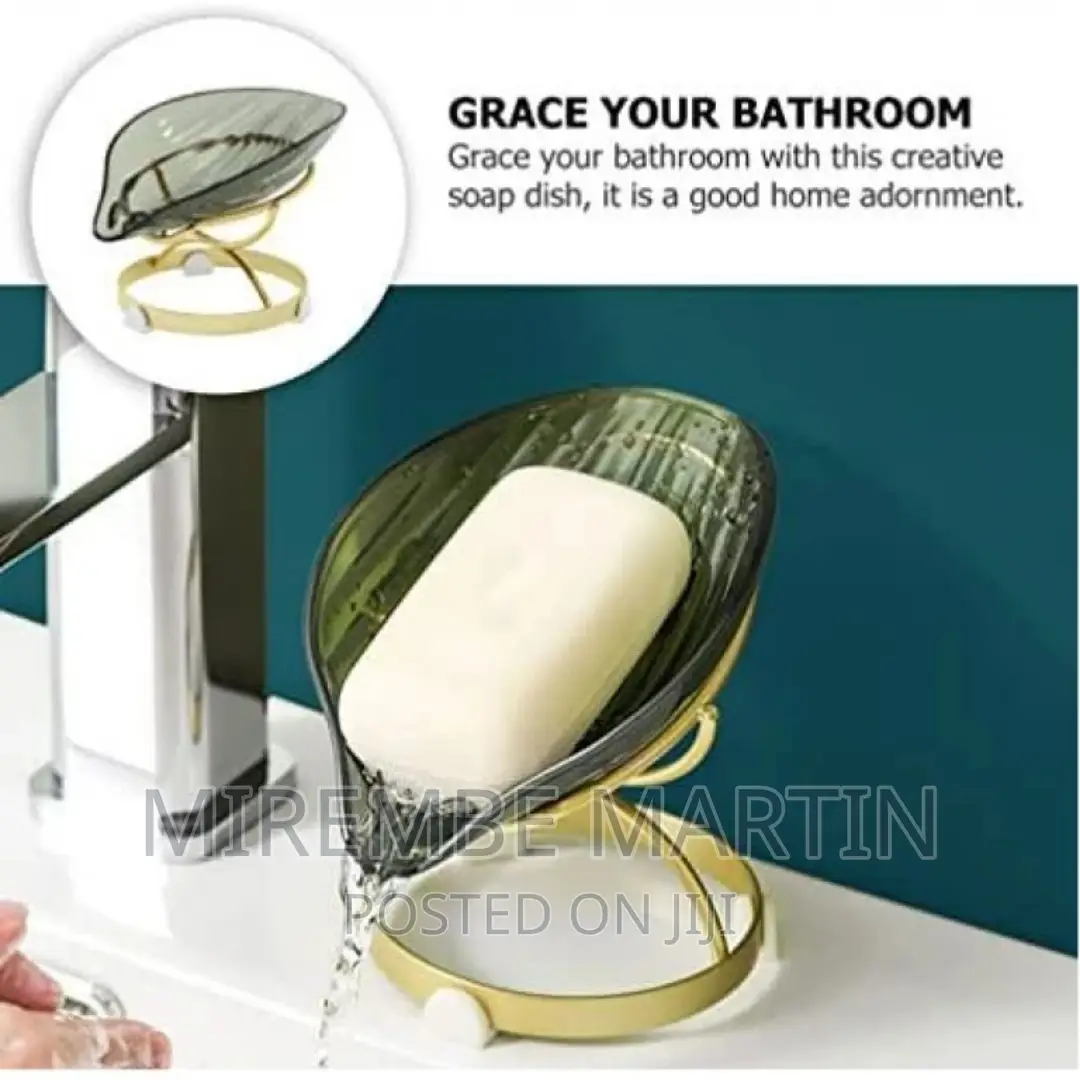 Reusable Innovative Leaf Shape Soap Dish Holder-
