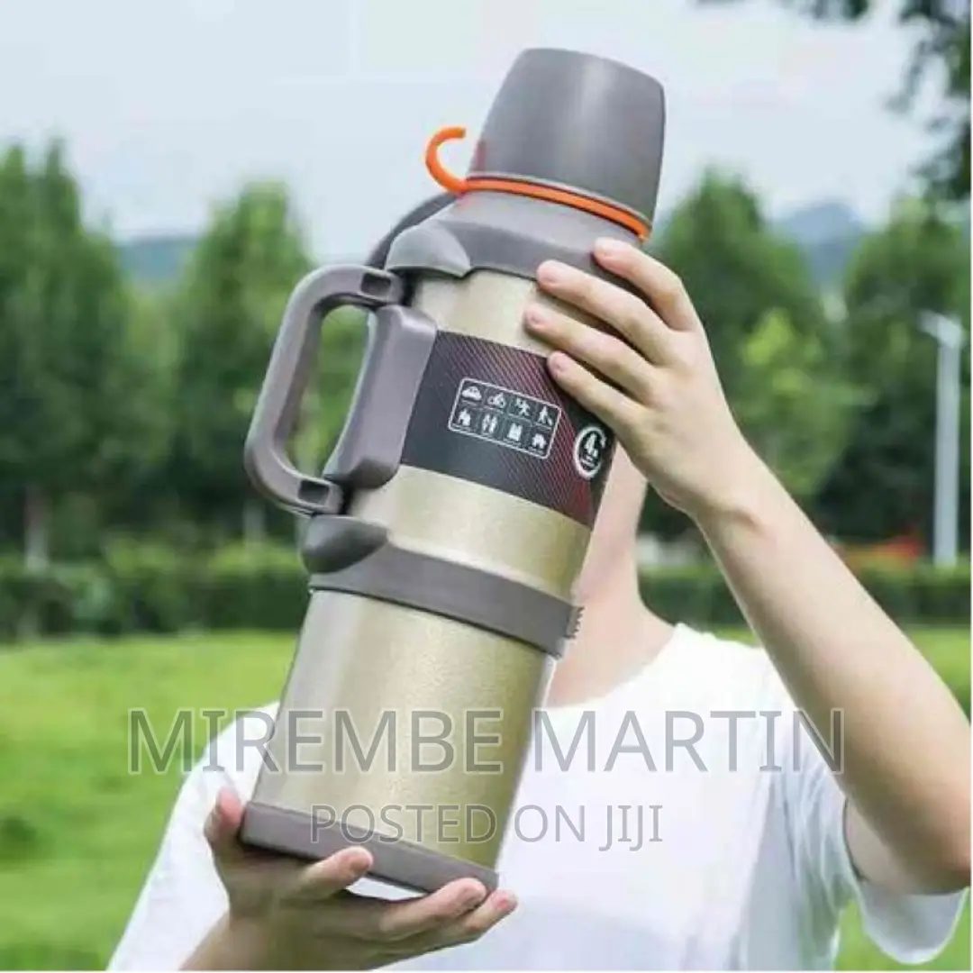 3L Stainless Steel Thermos Bottle Travel Water Kettle