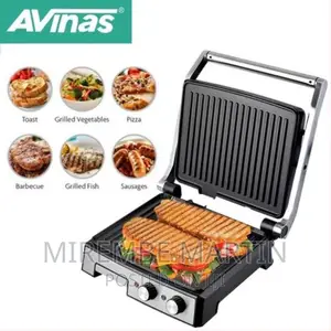 AVINAS 180 Degree Panini BBQ Grill / Sandwich Maker