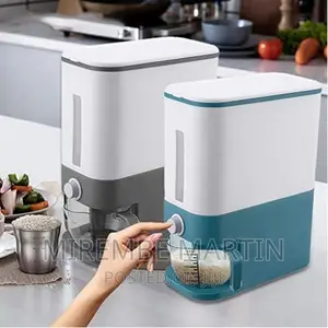 12kg Cereal Rice Bucket Storage Bin Dispenser