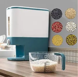 12kg Cereal Rice Bucket Storage Bin Dispenser