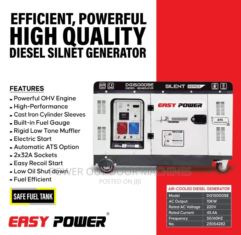 12 Kva Auto Start Silent DIESEL Generator