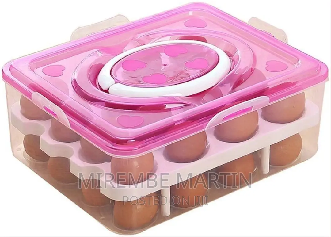 Supreme Mall Double Layer 32 Eggs Storage Box
