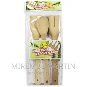 Kitchen Tools Set – Wooden Solid Turner, Spatula, Slotted