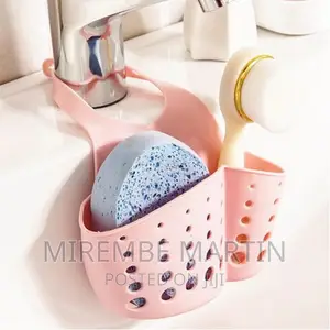 Sink Hanging Soap Dish Sponge Drainer Basket Holder