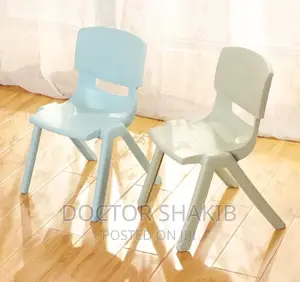 Stackable Plastic Backrest Kids Learning Chair