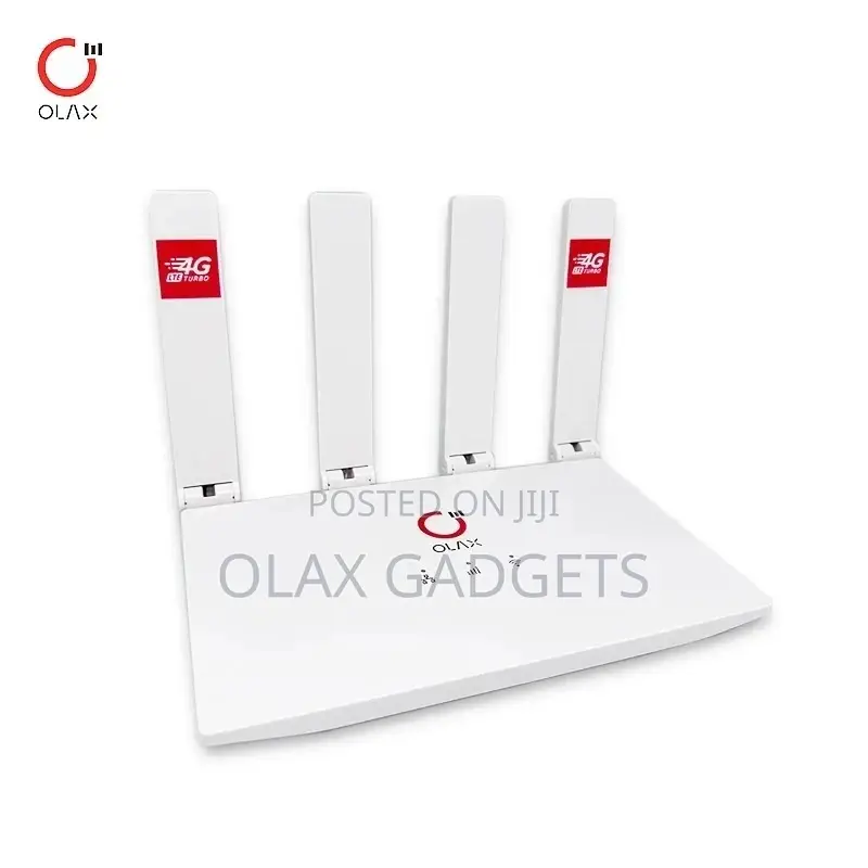 Olax 4 Antenna 4g+ Simcard Router Open to All Networks