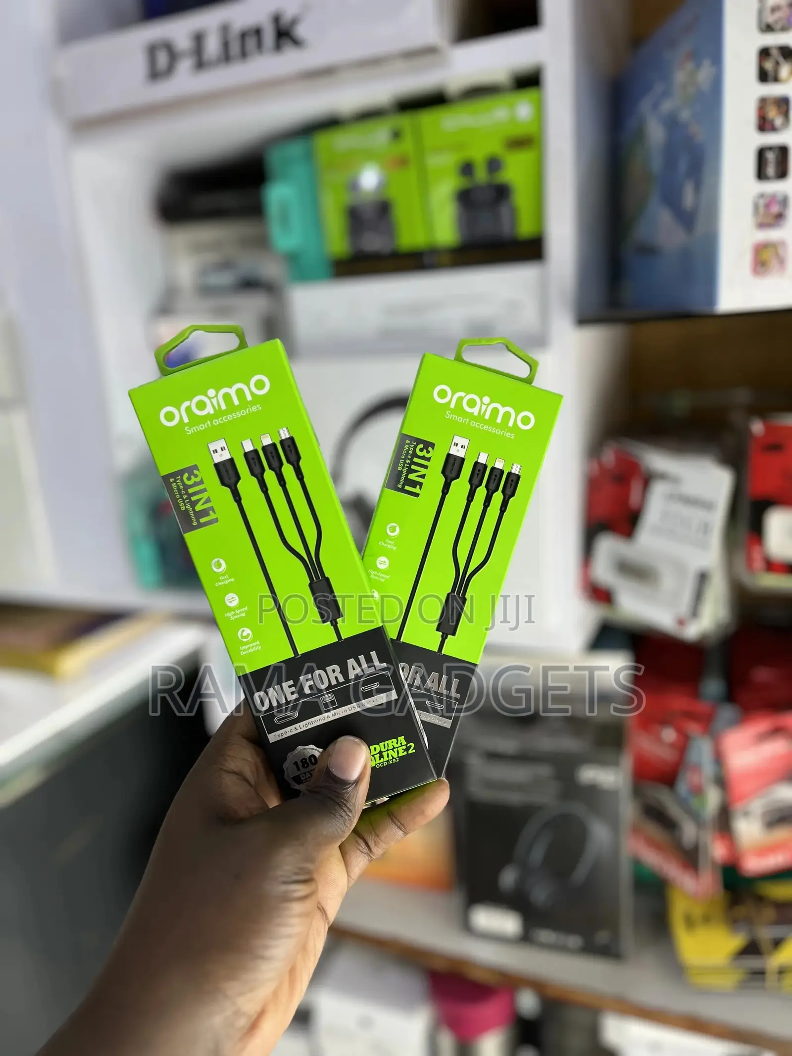 3in1 Oraimo Cable Usb