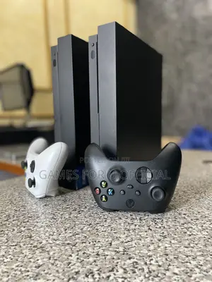 Black Xbox One X Console