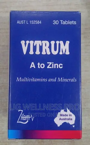 Vitrum a to Z Multivitamin and Mineral 30 Tablets