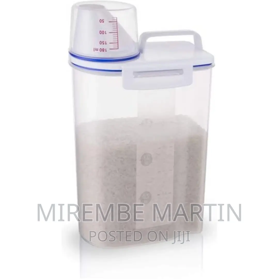 2 Litre Plastic Food Storage Rice Cereal Container