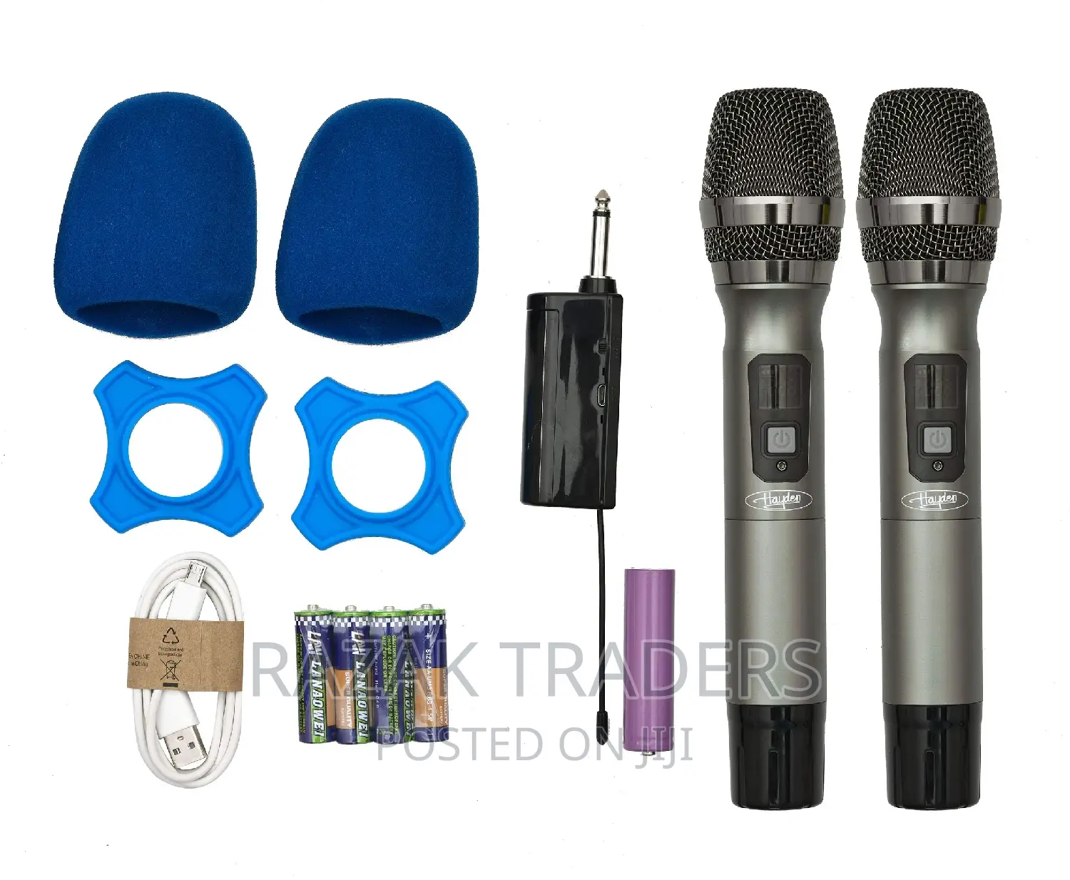 Daul Wirelesmicrophone With Receiver