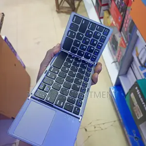 Portable Bluetooth Keyboard Foldable With Touchpad