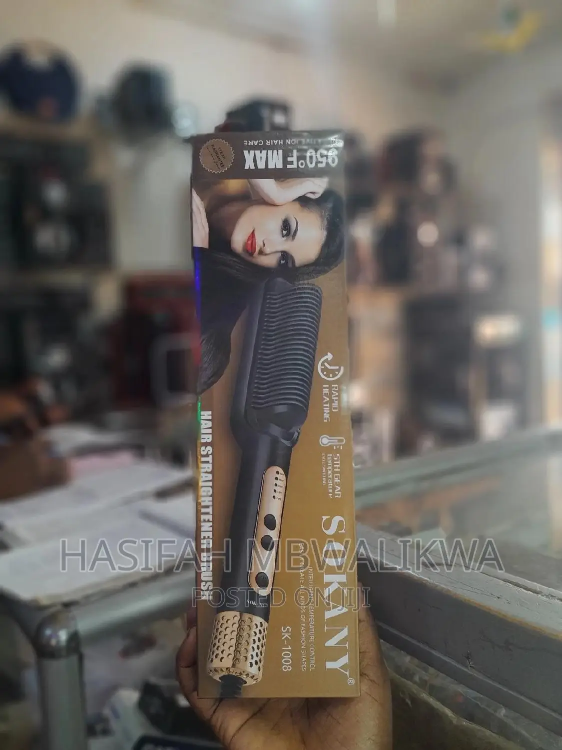 Sokany Hair Straightener Brush