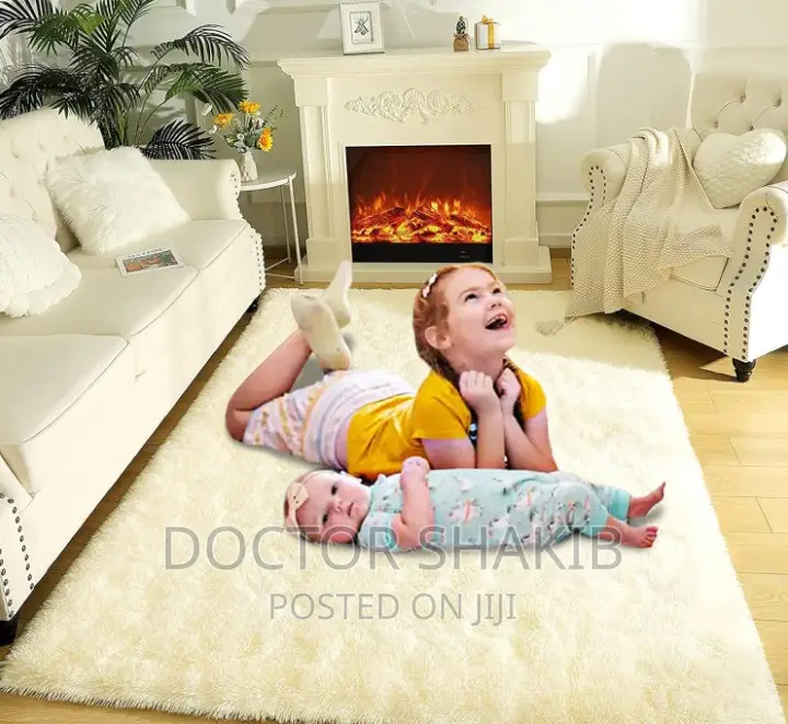 Rug-Ultra Soft Fluffy Decorative Medium Carpet