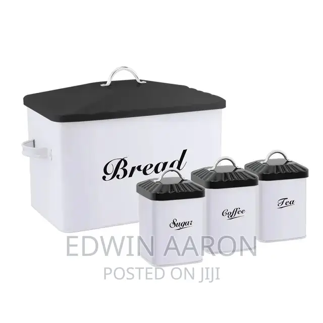 Breadbin Storage Container Set 4pcs